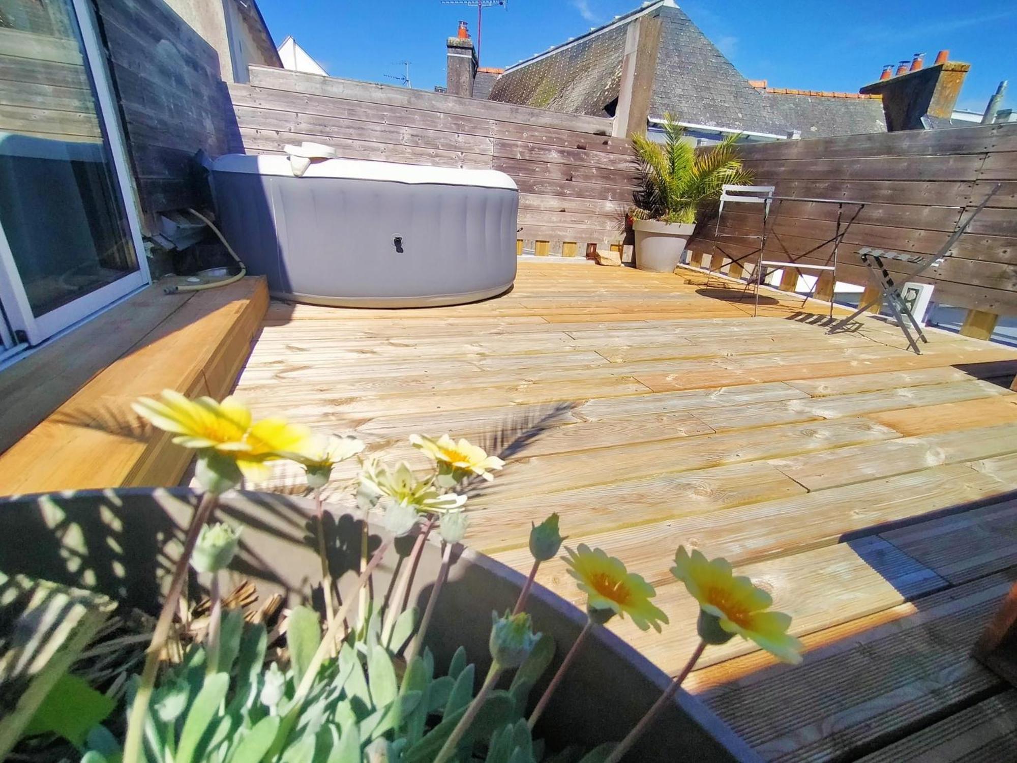 Ferienwohnung Au Bonheur Des Voyageurs Concarneau Exterior foto