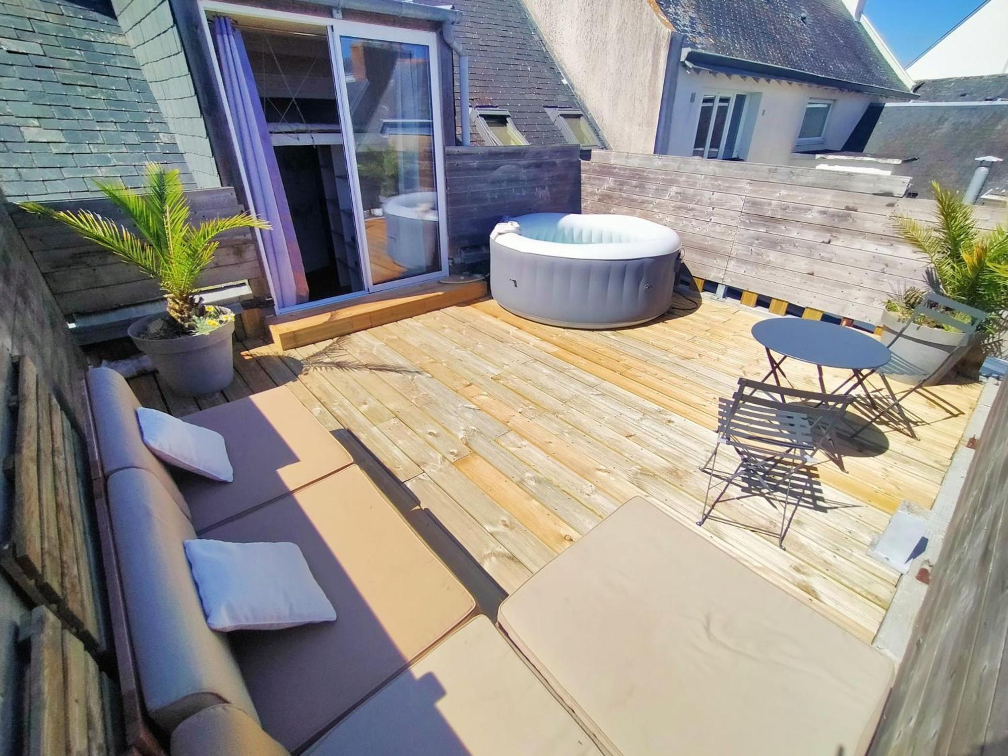 Ferienwohnung Au Bonheur Des Voyageurs Concarneau Exterior foto
